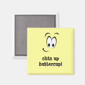 Cute Happy Face Magneet (Voorkant / Achterkant)