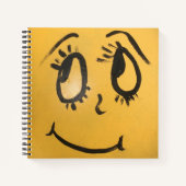 Cute Happy Face Notitieboek (Voorkant)