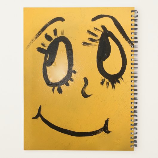 Cute Happy Face Planner (Achterkant)