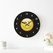 Cute Happy Face Reverse Dial Grote Klok (Huis)