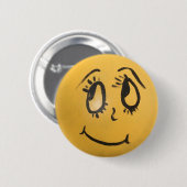 Cute Happy Face Ronde Button 5,7 Cm (Voorkant /achterkant)
