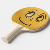 Cute Happy Face Tafeltennisbatje (Voorkant Gekanteld)