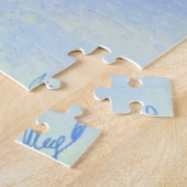 Cute Happy Funny Frog Paraglider - Cartoon Tekenin Legpuzzel (Zijkant)