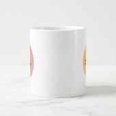 Cute Happy Giant Coffee-Mok Grote Koffiekop (Voorkant)