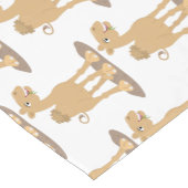 Cute happy glimlach camel cartoon illustratie korte tafelloper (Hoek)