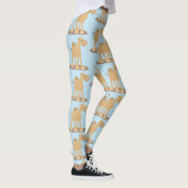 Cute happy glimlach camel cartoon illustratie leggings (Rechts)