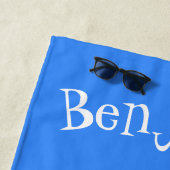 Cute happy glimlach camel cartoon illustratie strandlaken (In situ)