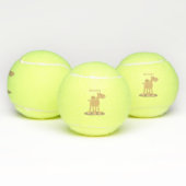 Cute happy glimlach camel cartoon illustratie tennisballen (Multi)