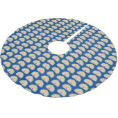 Cute happy glimlach taco cartoon illustratie kerstboom rok (Gekanteld)