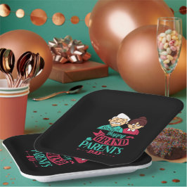 Cute Happy Grandouders Day word art Papieren Bordje