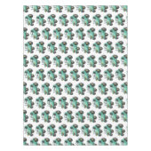 Cute happy green tractor cartoon tafelkleed (Voorkant)