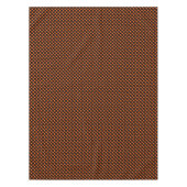 Cute Happy Halloween Black Sinaasappel Polka Dot Tafelkleed (Voorkant)