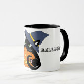 Cute Happy Halloween Kitten Coffee Mok (Voorkant rechts)