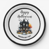 Cute Happy Halloween Papieren Bordje (Voorkant)