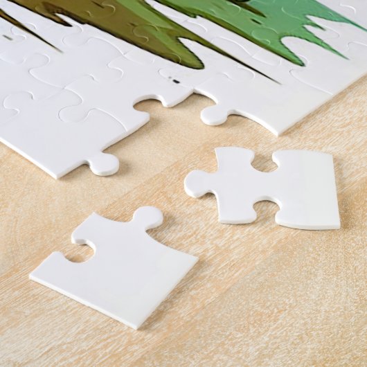 Cute Happy Halloween Pumpkin Legpuzzel (Zijkant)