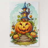 Cute Happy Halloween Pumpkin Legpuzzel (Verticaal)