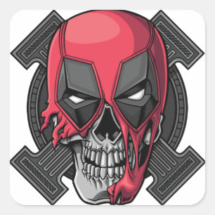 Cute Happy Halloween Stikers Vierkante Sticker