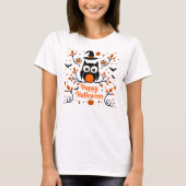 Cute Happy Halloween T-shirt (Voorkant)