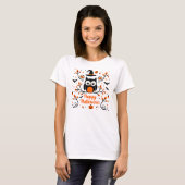 Cute Happy Halloween T-shirt (Voorkant volledig)