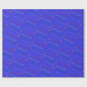 Cute Happy Hannukah, Channukah Cadeaupapier (Vlak)