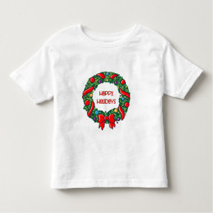 Cute Happy Holiday T-shirt Whimsical Reef Graphic