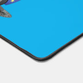 Cute happy ice roomtruck cartoon bureaumat (Hoek)