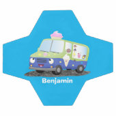 Cute happy ice roomtruck cartoon voetbal (Enkel)