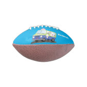 Cute happy ijstruck cartoon american football (Gedraaid 90)