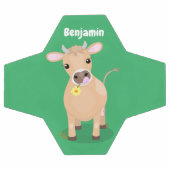 Cute happy jersey koe and flower cartoon voetbal (Enkel)