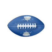 Cute happy kawaii dolphin cartoon american football (Voorkant)