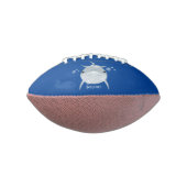 Cute happy kawaii dolphin cartoon american football (Gedraaid 90)