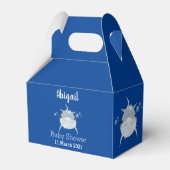 Cute happy kawaii dolphin cartoon bedankdoosjes (Achterkant)