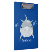 Cute happy kawaii dolphin cartoon klembord (Rechts)