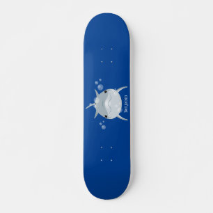 Cute happy kawaii dolphin cartoon persoonlijk skateboard