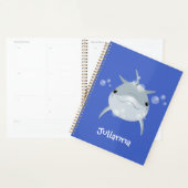 Cute happy kawaii dolphin cartoon planner (Display)