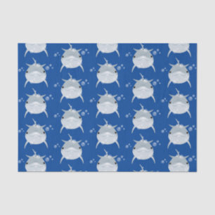 Cute happy kawaii dolphin cartoon tissuepapier