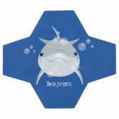 Cute happy kawaii dolphin cartoon voetbal (Enkel)