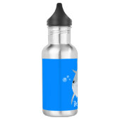 Cute happy kawaii dolphin cartoon waterfles (Links)