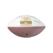 Cute happy kawaii hamburger cartoon american football (Gedraaid 270)