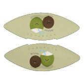 Cute happy kawaii kosnots cartoon illustratie american football (Panelen)