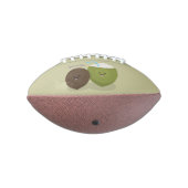 Cute happy kawaii kosnots cartoon illustratie american football (Gedraaid 270)