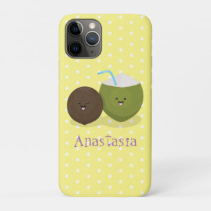 Cute happy kawaii kosnots cartoon illustratie Case-Mate iPhone case