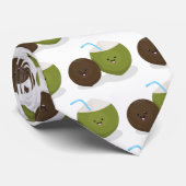 Cute happy kawaii kosnots cartoon illustratie stropdas (Opgerold)