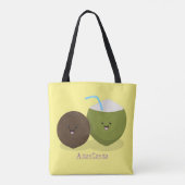 Cute happy kawaii kosnots cartoon illustratie tote bag (Achterkant)