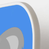 Cute happy koala waving cartoon illustratie pickleball paddle (Links Detail)