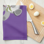 Cute happy koala waving cartoon illustratie theedoek (Quarter Fold)