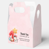 Cute Happy Koe 1e verjaardag Dank u Bedankdoosjes (Geopend)