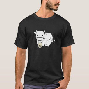 Cute Happy Koe Drink Boba Bubble Milk Tea T-shirt