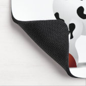 Cute Happy-koeiencartoon Muismat (Hoek)