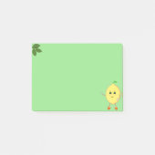 Cute happy lemon green post-it® notes (Voorkant)